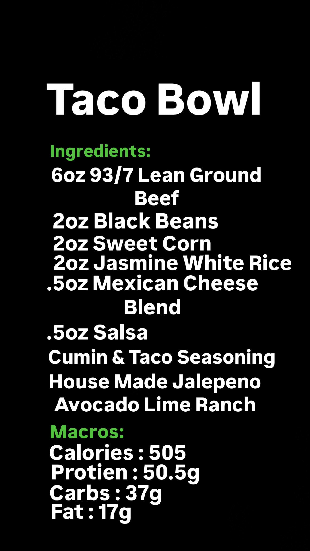 Taco Bowl